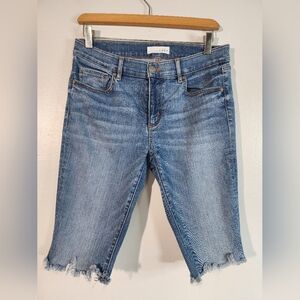 Women's blue jeans shorts. Size 6 or 28. Brand: Loft by Ann Taylor.